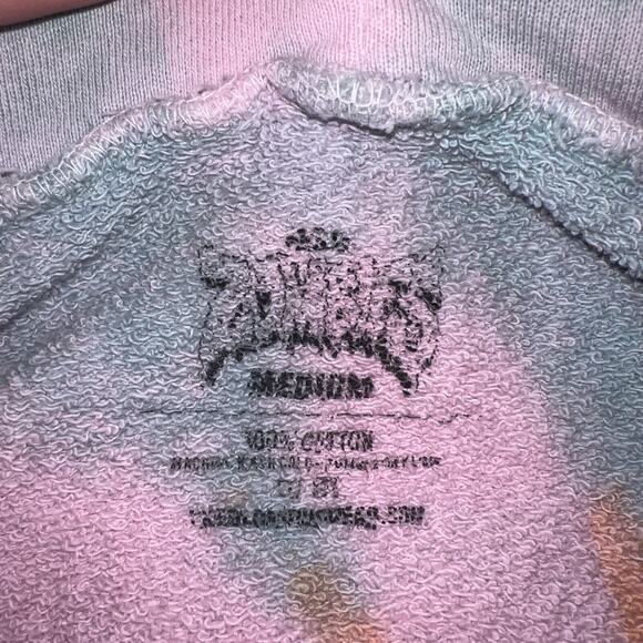 Flatbush Zombies FBZ Orange Sunshine Pullover Hoodie Pink Glorious Dead Sz Med - Picture 10 of 11